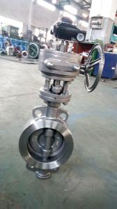 China Wafer Type Triply-eccentric Butterfly Valve 6&quot; PN40 with limit Switch Box factory