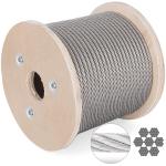 Cold Heading Steel AISI 304 316 Galvanized 8x19S FC Dia 27mm Wire Rope for