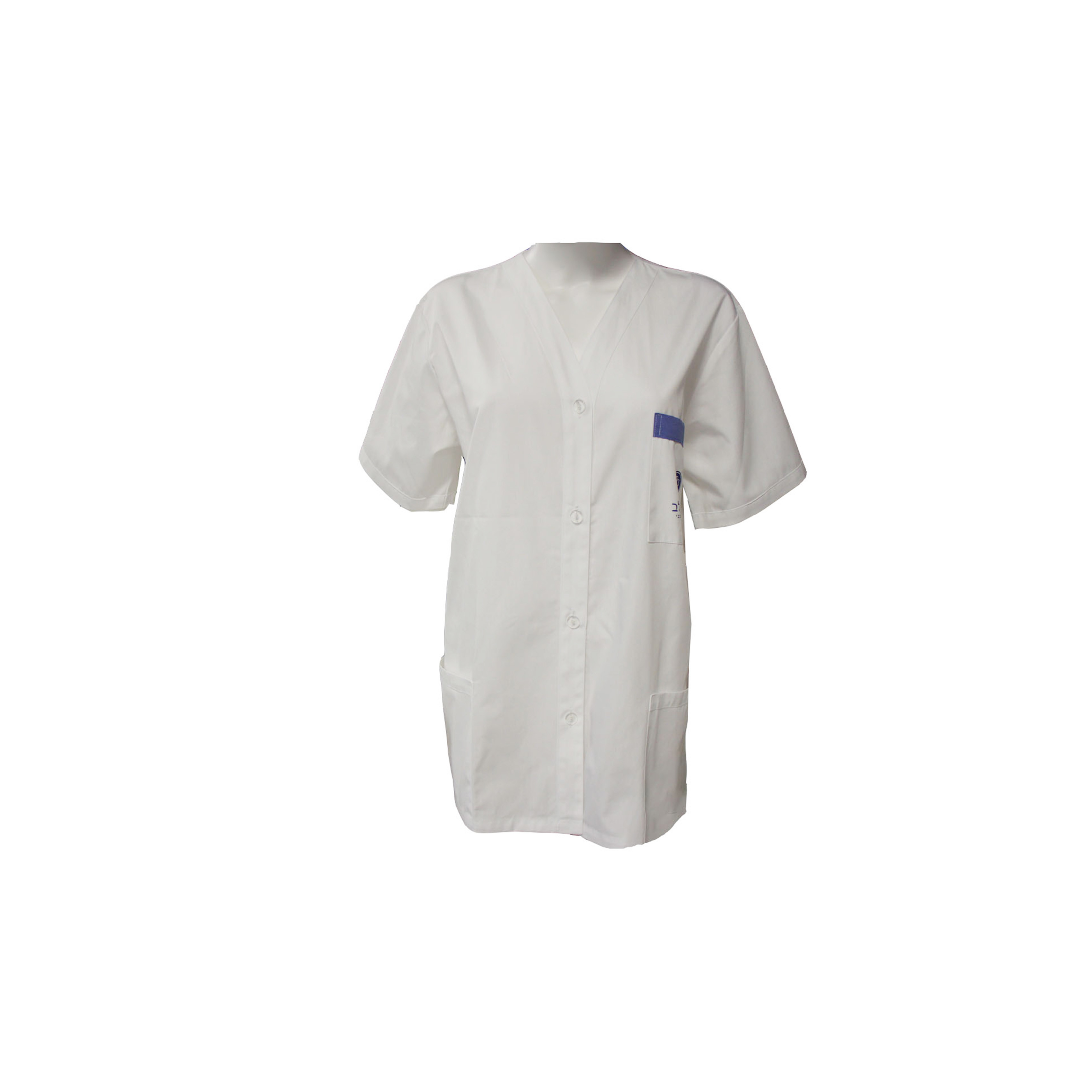 136 GSM Polyester 65% Cotton 35% Medical Uniform Printed Medical V Neck Scrubs