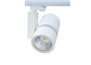 China 60 Degree Ceiling Track Lighting 40 Watt , 0.9pfc Modern Aluminum Track Lighting factory