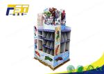 Four Sided Durable Cardboard Pallet Display Stand For Supermarket Promotion