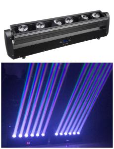 China 4in1 Colorful Night Club Light Stage Moving Head Light 6 Pieces* 30W RGBW Lamp factory