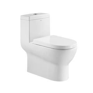 China Modern Ceramic 1 Piece Elongated Toilet Dual Flush 0.9/1.3 GPF factory