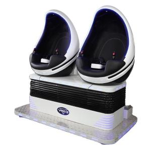 China Amusement Park Rides 9D Egg VR Chair Double 2 Players Virtual Reality Cinema Simulator factory