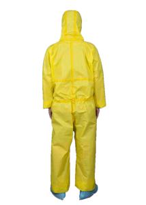 China CE Type 3 PP PE Disposable Chemical Coverall Safety Overall Suit Protective Clothing factory