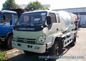 China Right Hand Drive Forland 4 M3 cement mixer lorry 130 Hp Euro 3 Engine factory