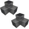 Buy cheap 2mm 3mm 4x4 Post 3 Way Bracket Metal Fabrication Products Outdoor Decorative from wholesalers