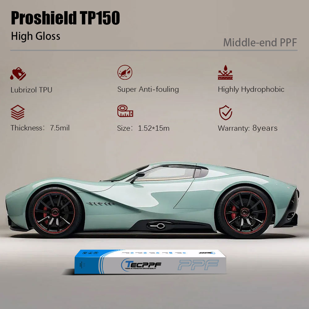 High Gloss New Car Paint Protection 7.5mil PPF Auto Paint Protection Polymeric