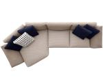 NEXTOP Hotel Room Simple Modern Fabric Corner Curved Combination Sofa