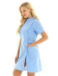 Customized Hospital Staff Uniforms Medial Short Sleeve Lab Coat