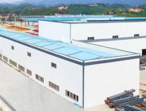 China Residential S355 Workshop Steel Structure Grey Color Steel Metal Building Shed factory