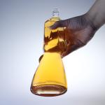 500ml Whisky Glass Bottle Gun Shape Open Mold 700ml Vodka Bottle for Beverage