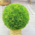 Home Office Decorative 55cm Artificial Potted Floor Plants Boxwood Ball