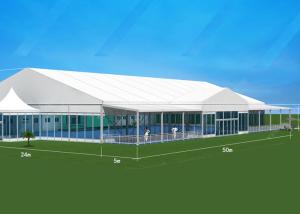 China Outdoor Temporary 20x50m Clear Span Tent For Party factory