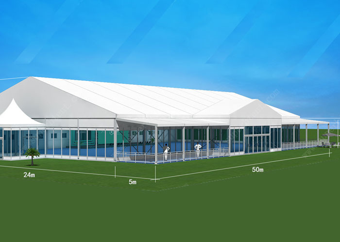 Outdoor Temporary 20x50m Clear Span Tent For Party