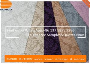 China Factory direct custom economical window roller blinds jacquard roller shades factory