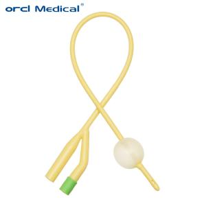 China Disposable Foley Catheter Three Way Two Way Silicone Urinary Catheter factory