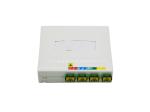 Fiber Optic Pre-Terminated Outlet Kit PTO 4Ports For Indoor DIN Rail