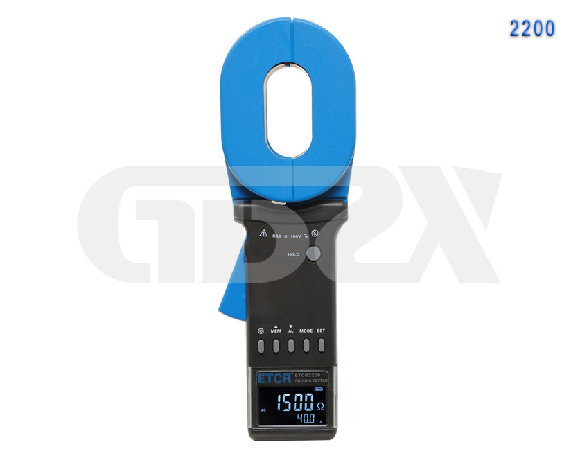 Clamp Type Digital Earth Ground Resistance Tester 6VDC