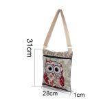 Embroidered handbag casual shoulder Messenger backpack cute female elephant