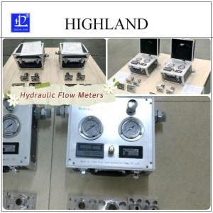 China Hydraulic Flow Rate Tester Hydraulic Flow Meters For Snow Car Max Pressure 420 Bar factory