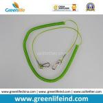 Dark Green 2m Long Quality Real Steel Coil Fishing Lanyard