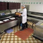 Anti- Slip Rubber Floor Mat With Interlocking Part For Restaurant Kitchen Bar