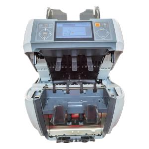 China 1+1 Pocket CIS Note Sorter Machine 100 Watts 800-1000 Notes Per Minute factory
