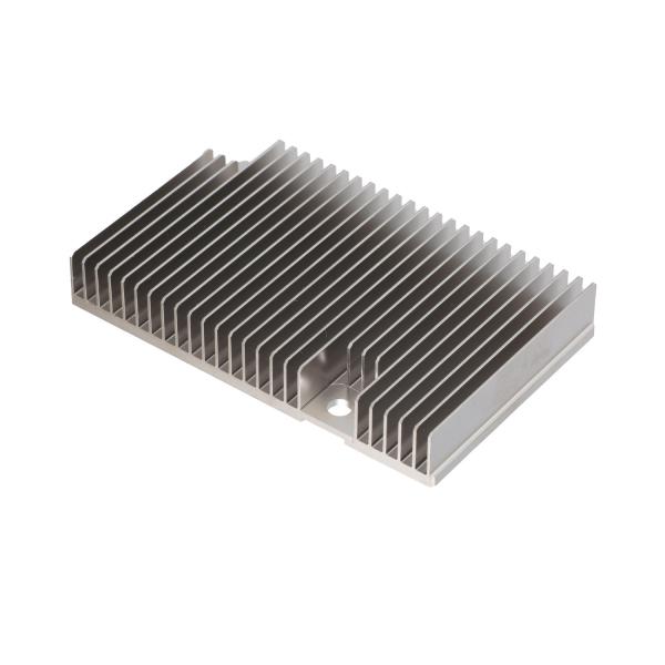 OEM Extruded Aluminum Heatsink Natural Anodise / Painted / Tin Plated Customized