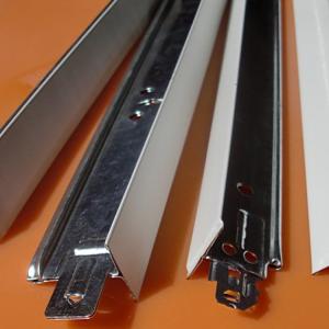 China Suspended Ceiling System Screw Up T Grid / Ceiling T Bar Light Steel Keel Profile factory