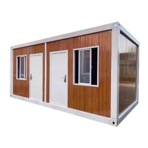 China PVC Sliding Window Galvanized Steel Frame Prefab Container Homes factory
