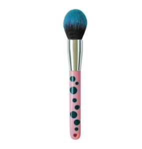 China Dots Pattern Single Makeup Brush , Tapered Bristle Face Blush Brush factory