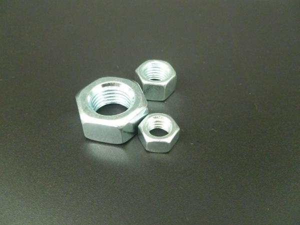 Hex Nut,DIN934,Carbon Steel Material,Grade 4,Zinc Plated Surface,SIZE M6,M8,M10