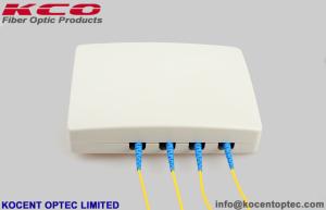 China Indoor FTB OTB Fiber Optic Terminal Box , 4 Port Fibre Connection Box factory