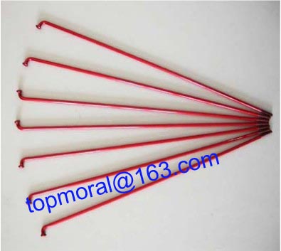 Spray Coating Colored Bicycle Spokes