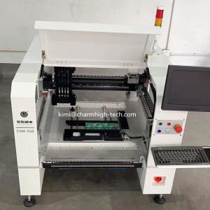 China Genius 4 Heads Desktop SMT Pick Place Machine With 50 Feeders CHM-550 factory