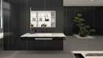 LED Mirror Cabinet Bathroom Vanity Set for Luxury Commercial Hotel Center by