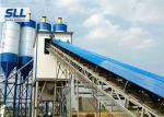 HZS50 Ready Mix Batching Plant , Ready Mix Concrete Plant Without Cement Silo