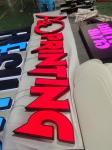 Shop logo name custom frontlit channel letter Stainless steel Acrylic LED letter