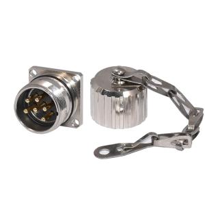 150V IP67 M23 Male Waterproof Connector Screw Crimping Terminal