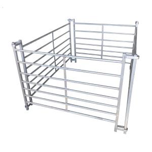 China Horse Farm Metal 40mm Galvanization Corral Panel Fence factory