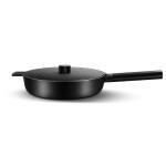 OEM Lightweight Cast Iron Skillet Frying Pan 6.5cm Height 2.1kg Smoke Free With