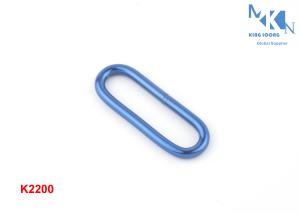 China Multi - Purpose Blue Color Metal Square Buckle For Pet Strap Belt 31mm Inner Size factory
