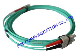 China 10Gb OM3 LSZH LC SC Single Mode Fiber Patch Cable For Telecommunication Networks factory