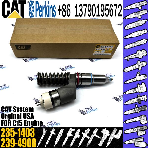 Original Caterpillar Fuel Injector 235-1403 2351403 253-0618 2530618 C18 Diesel Engine Spare Part