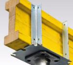 Construction Pine Wooden H20 Yellow Painting Lumber Scaffold Beam