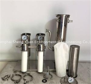 China Inline Bottom 150 PSI Single Bag Sock Filter Housing factory