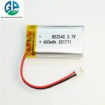 3.7v 650mah Lithium Polymer Battery Ds 852540