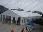 Large French Windows Outdoor Exhibition Canopy Tent PVC Fabric 18 x 33m Aluminum
