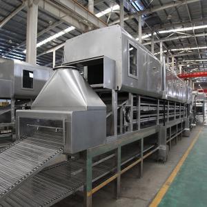 China Square Non Fried Instant Noodles Machinery Line 120000 Bags / 8H factory